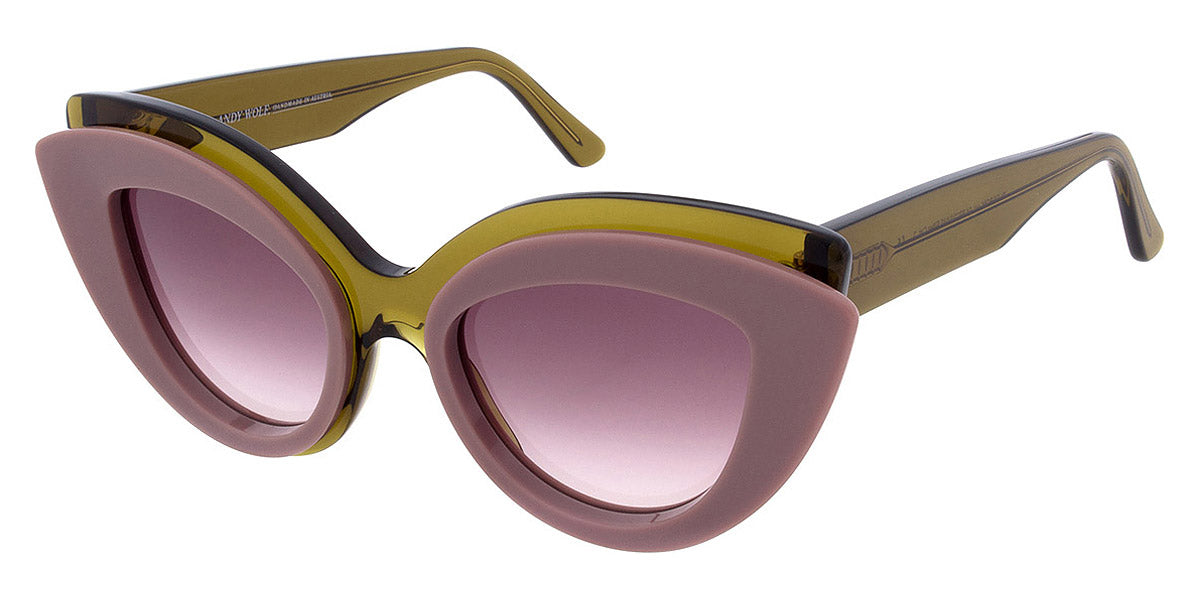 Andy Wolf® Blossom ANW Blossom 04 53 - Green/Pink Sunglasses