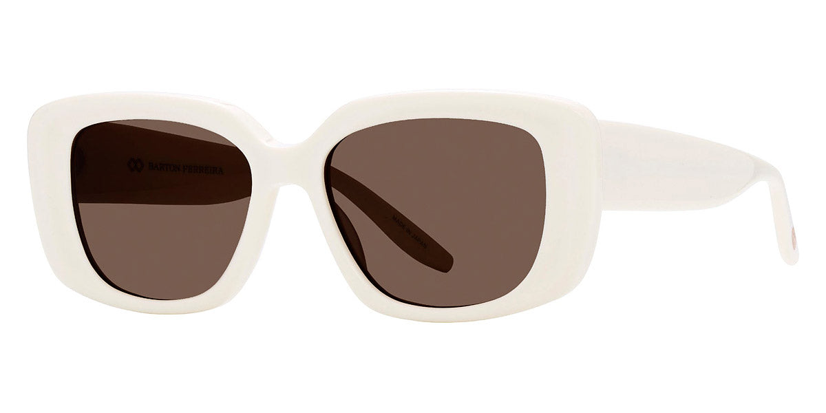 Barton Perreira® Binti BPR SU Binti Ivory / Espresso AR 53 - Ivory / Espresso AR Sunglasses