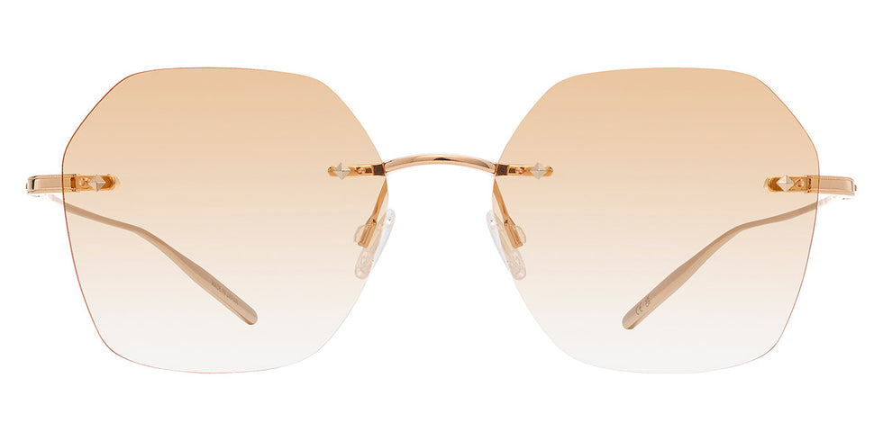 Barton Perreira® Rhonda BPR SU Rhonda RHON5201K 52 - Gold / Peach (AR) Sunglasses