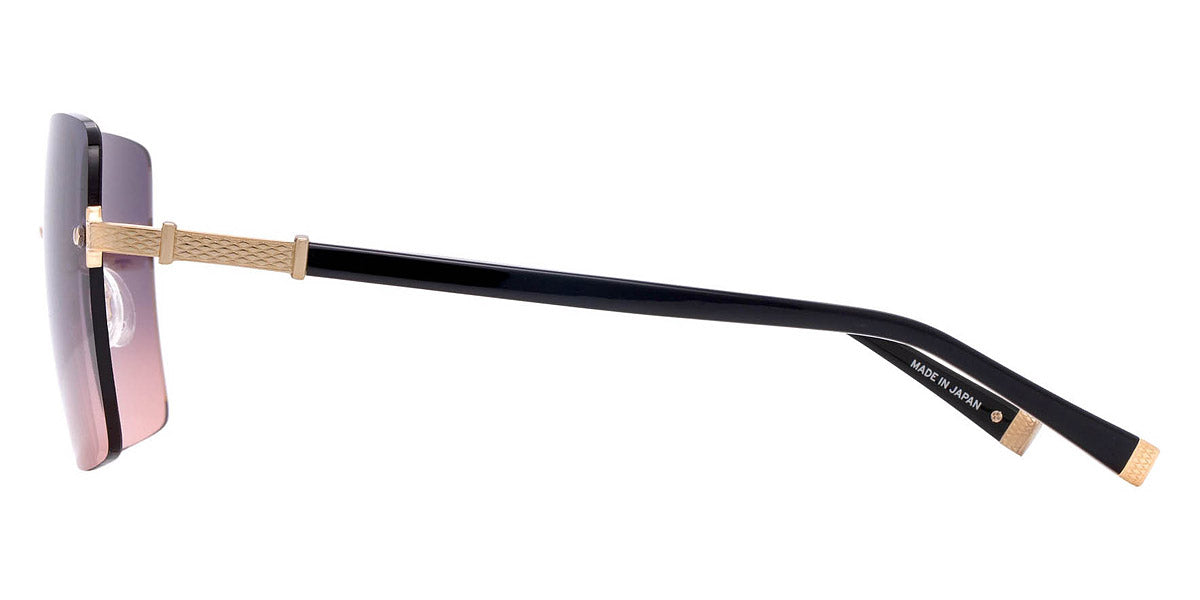 Barton Perreira® Roxanne BPR SU Roxanne 5901 59 - Black/Gold / Dusk Sunset Gradient AR Sunglasses