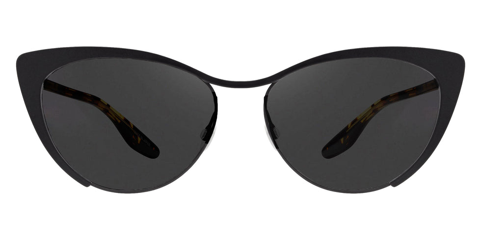 Barton Perreira® Cheeky Sun BR Cheeky Sun Black Satin / Heroine Chic / Noir (AR) 54 Sunglasses - Black Satin / Heroine Chic / Noir (AR)