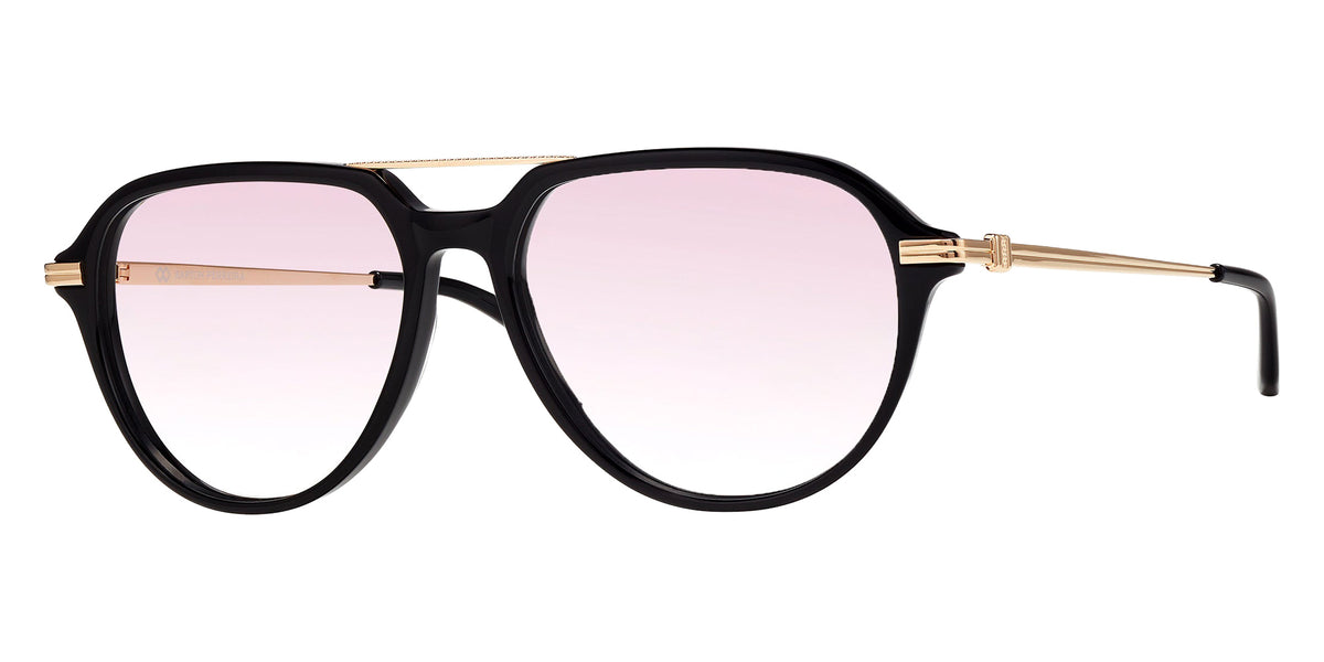 Barton Perreira® Dunn Sun BR Dunn Sun Black / Gold / Rose (AR) 55 Sunglasses - Black / Gold / Rose (AR)