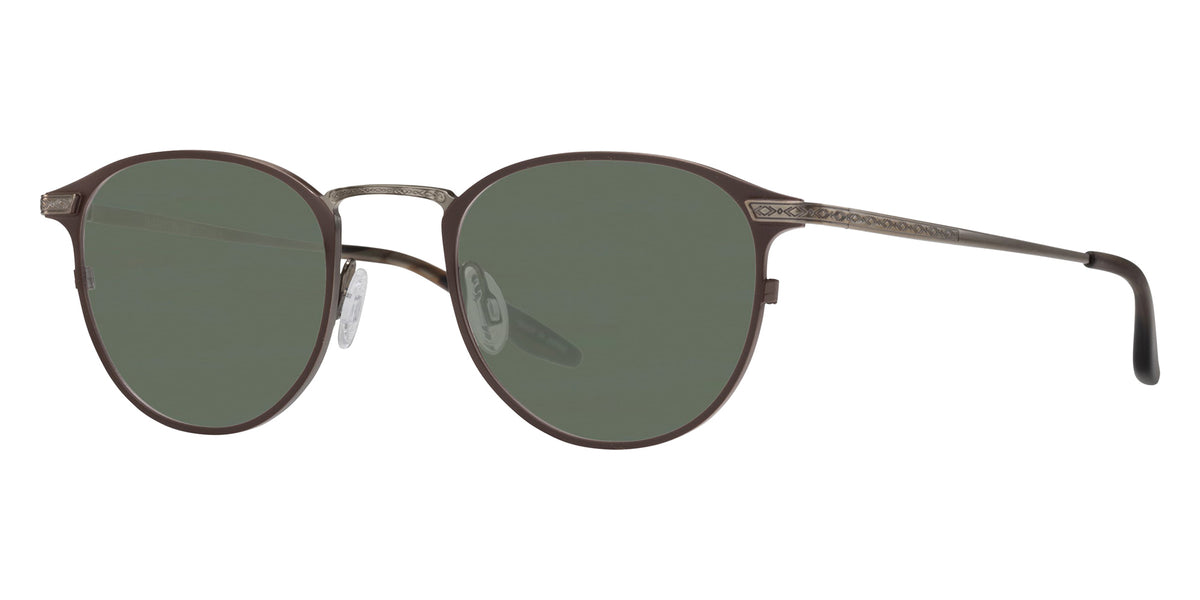 Barton Perreira® Levy Sun BR Levy Sun Matte Java / Green Smoke (AR) 48 Sunglasses - Matte Java / Green Smoke (AR)