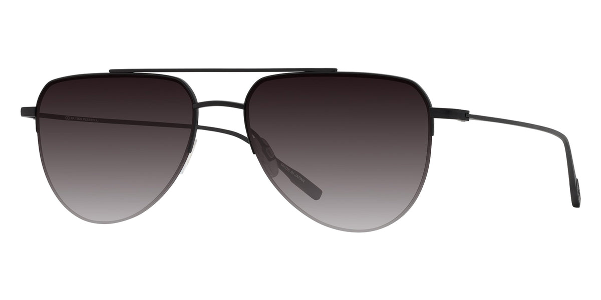 Barton Perreira® McNair Sun BR McNair Sun Black Satin / Smolder (AR) 55 Sunglasses - Black Satin / Smolder (AR)