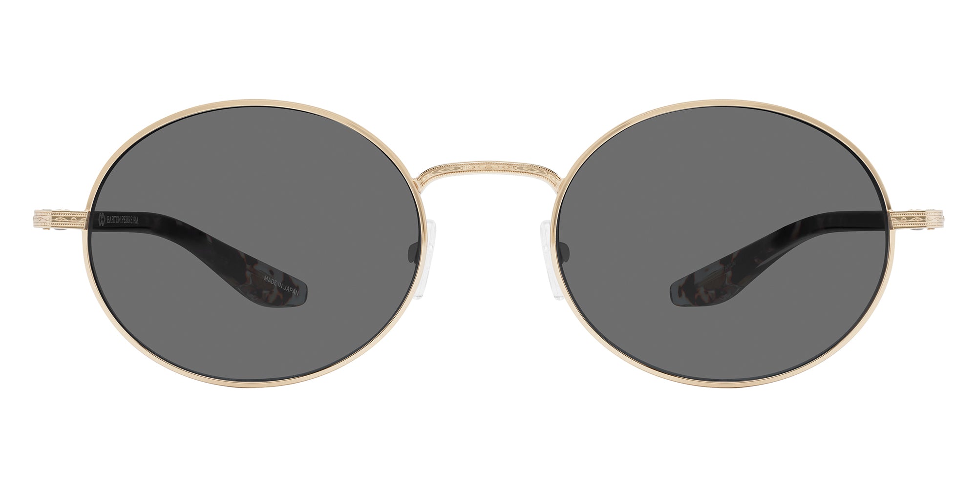 Barton Perreira® Anamcara BRP ANAM5202K - Gold/Crystal/Heroine Chic/Noir (AR) Sunglasses