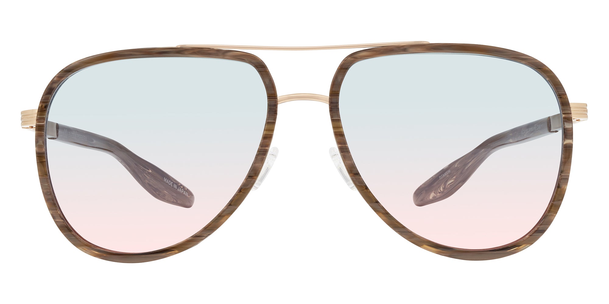 Barton Perreira® Cani BRP CANI5803K - Neptune/Gold/Pool Party (AR) Sunglasses