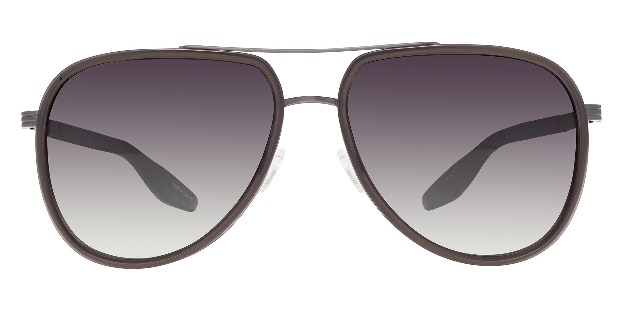 Barton Perreira® Cani BRP CANI5805K - Matte Dusk/Pewter/Smolder (AR) Sunglasses