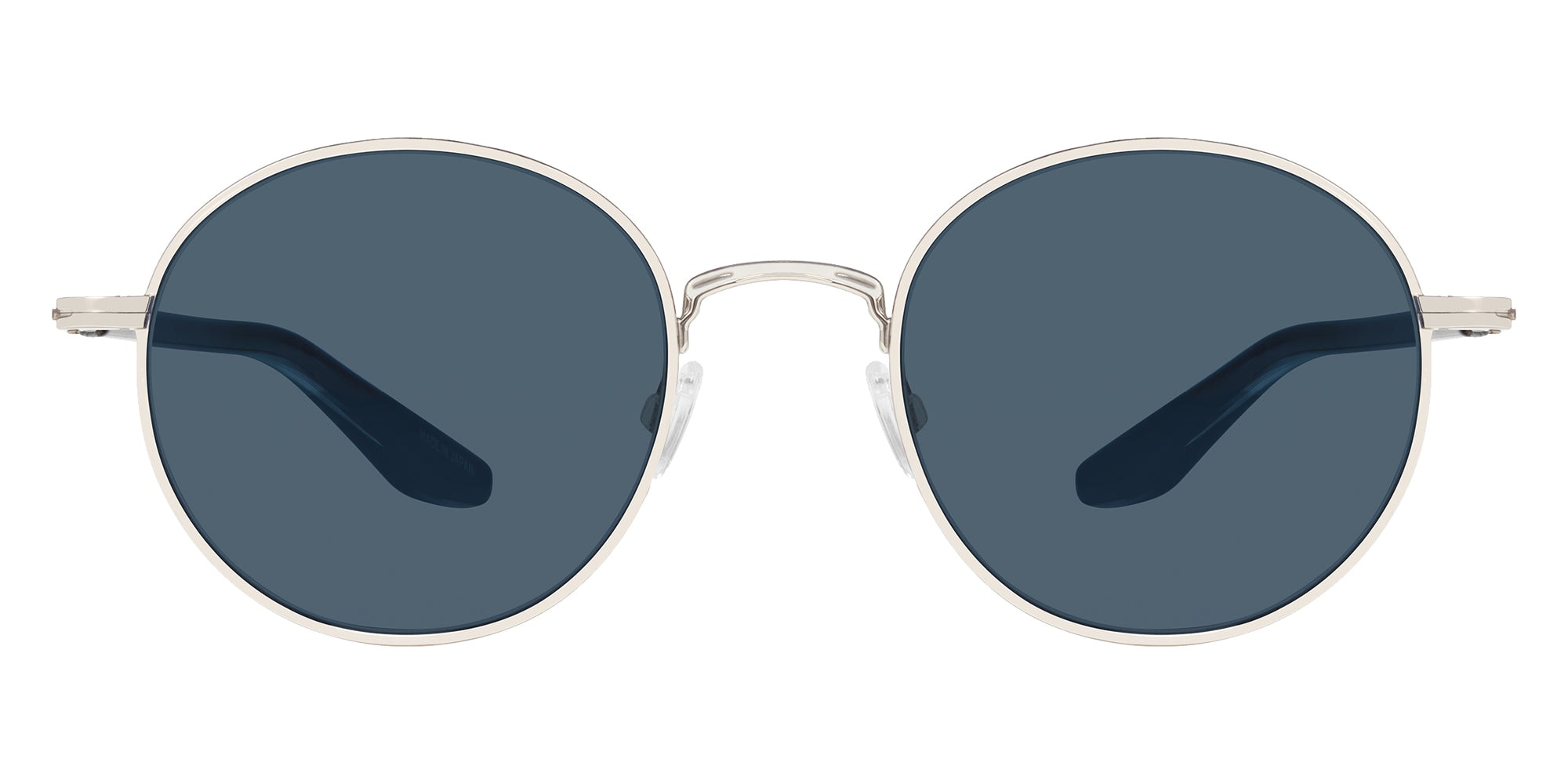 Barton Perreira® Caster Sun BRP CAST5053K - Silver/Crystal/Black/Vintage Blue (AR) Sunglasses