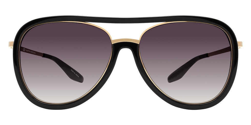 Barton Perreira® Fossett BRP FOSS5901K - Black/Gold/Smolder (AR) Sunglasses