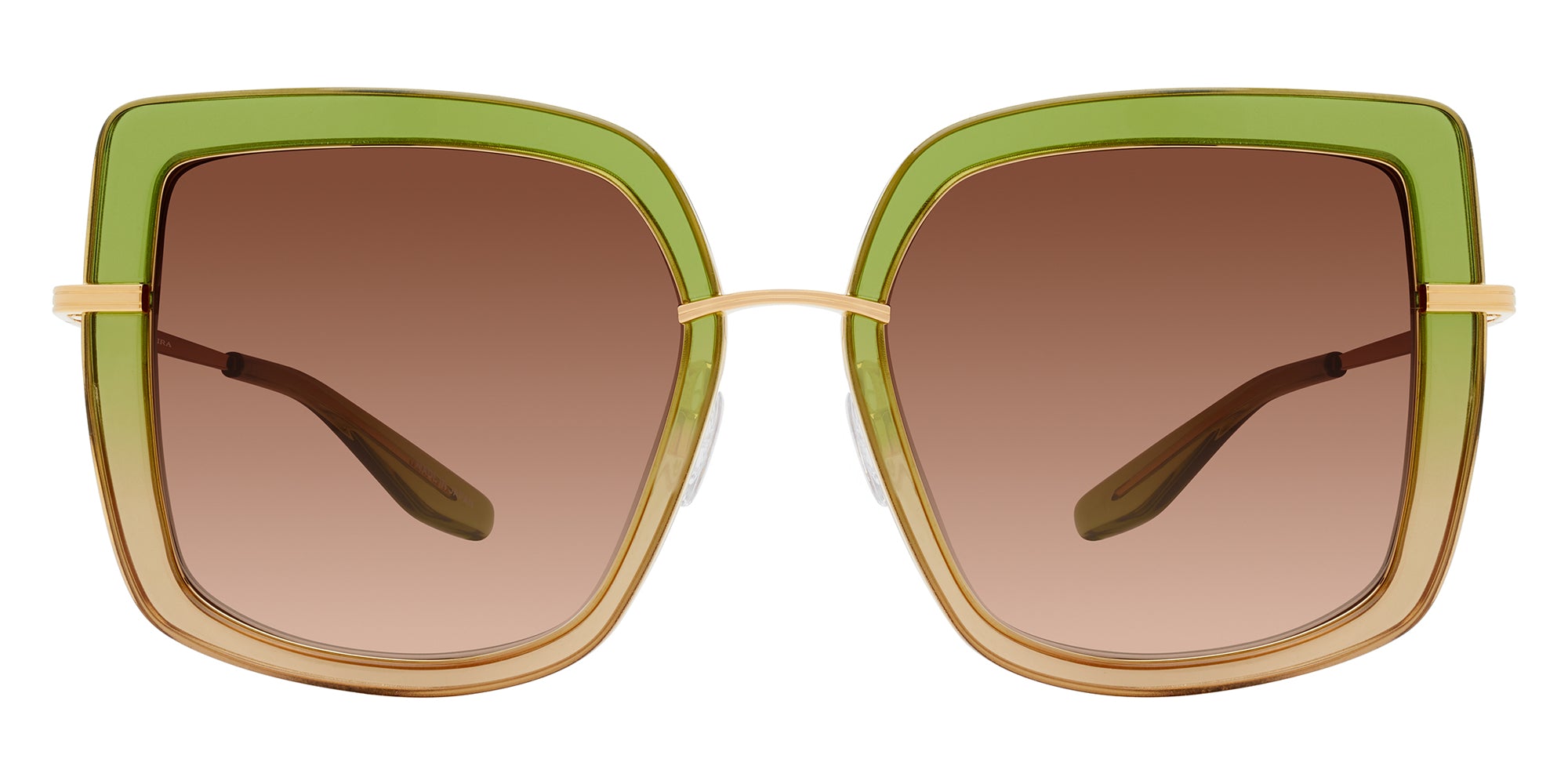 Barton Perreira® Margret BRP MARG5604K - Splendor/Gold/Smokey Topaz (AR) Sunglasses