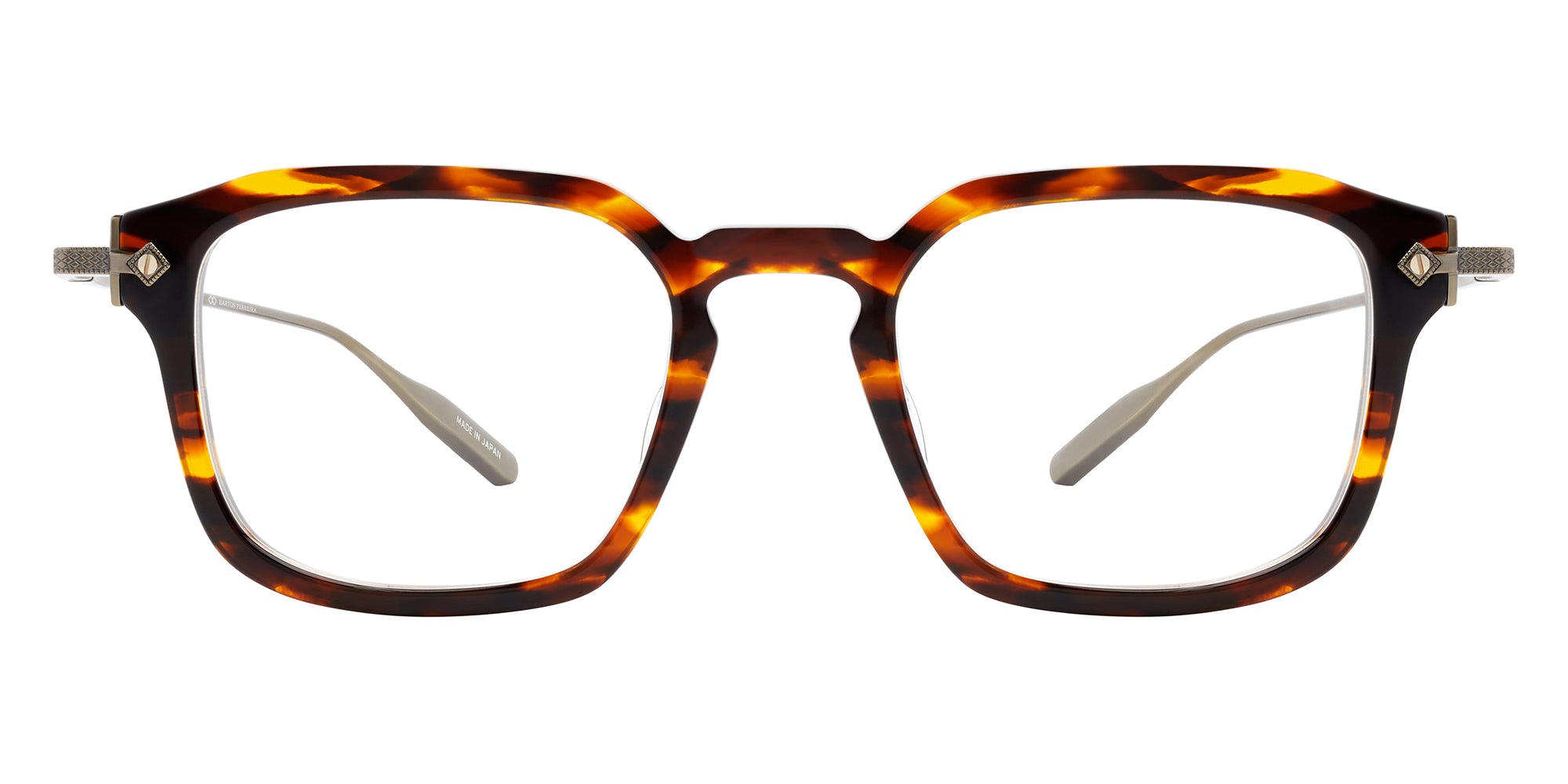 Barton Perreira® Nolan BRP NOLA4903K - Classic Tortoise/Antique Gold/Demo Eyeglasses