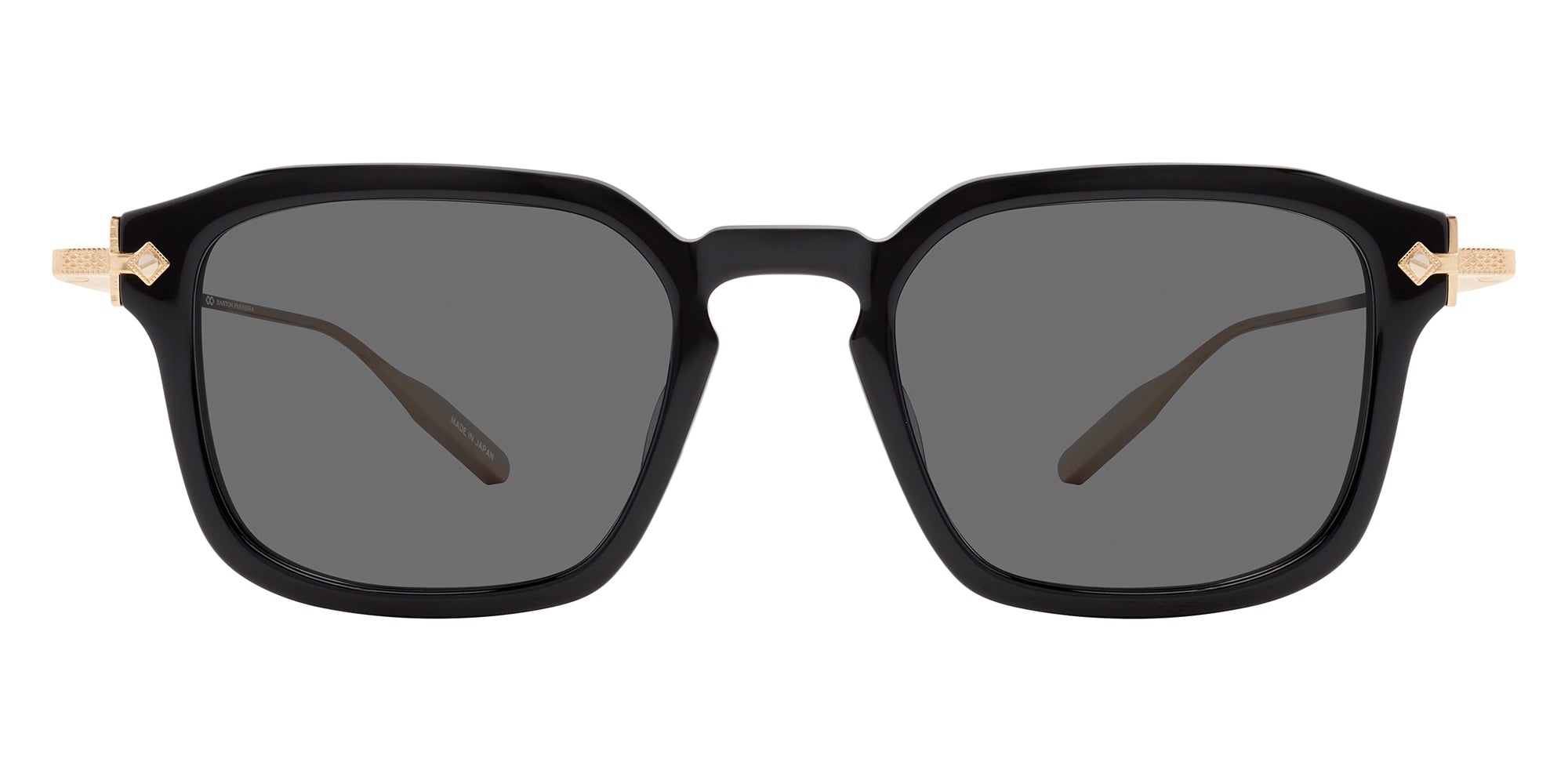 Barton Perreira® Nolan BRP NOLA4951K - Black/Gold/Noir (AR) Sunglasses