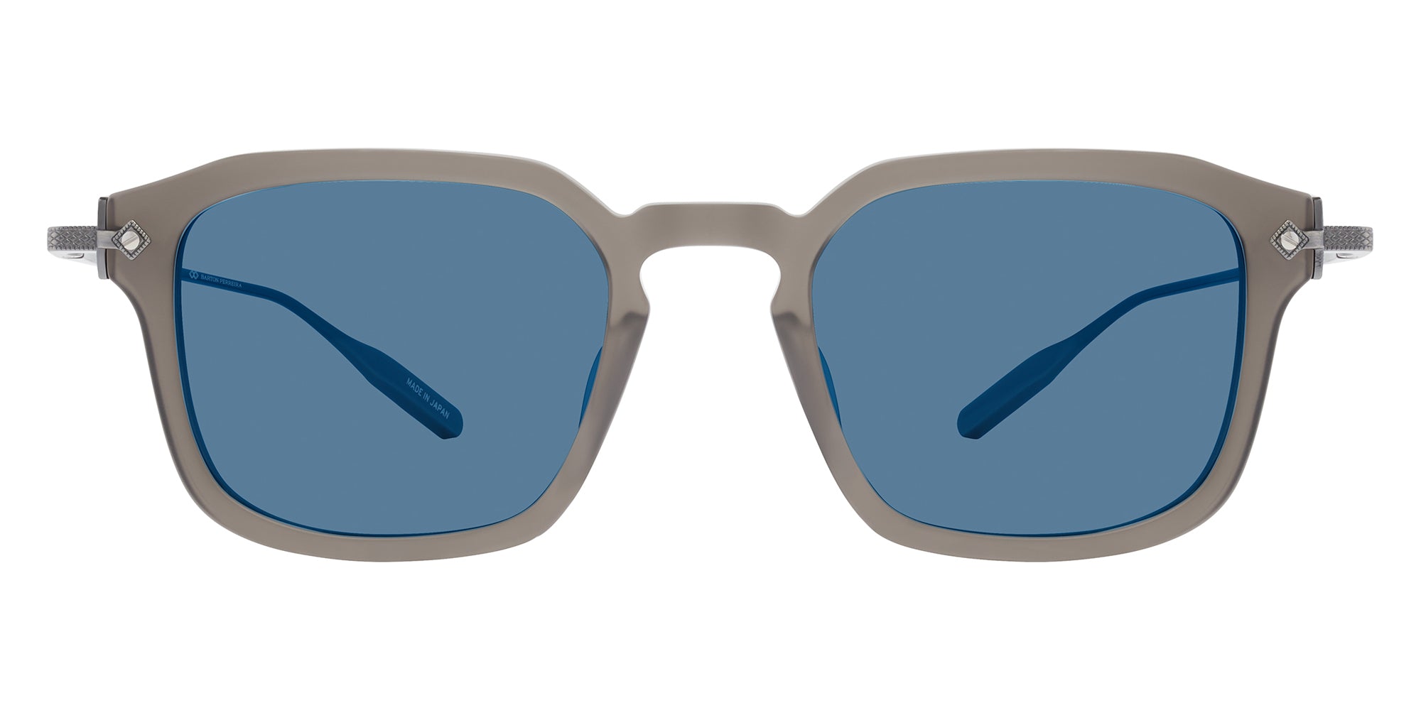 Barton Perreira® Nolan BRP NOLA4954K - Matte Dusk/Pewter/Marine (AR) Sunglasses