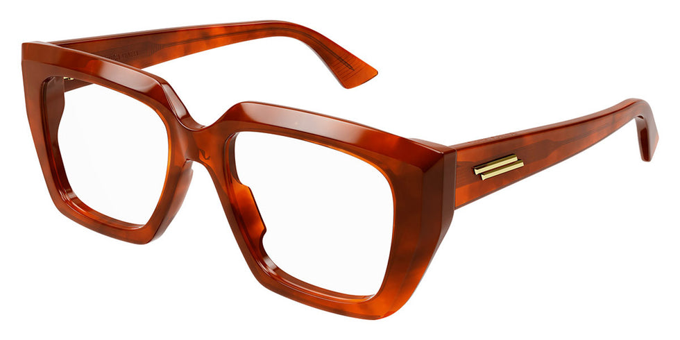 Bottega Veneta® BV1032O BV1032O 005 52 - Havana 5 Eyeglasses