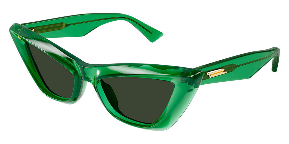 Bottega Veneta® BV1101S BV1101S 010 53 - Green / Green Sunglasses