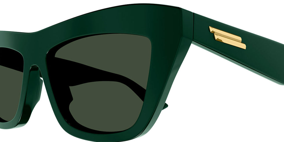 Bottega Veneta® BV1121S BV1121S 007 55 - Green / Green 7 Sunglasses