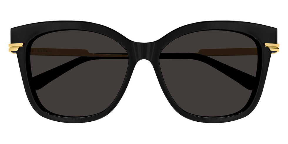 Bottega Veneta® BV1296SA BV1296SA 001 57 - Black/Grey sunglasses