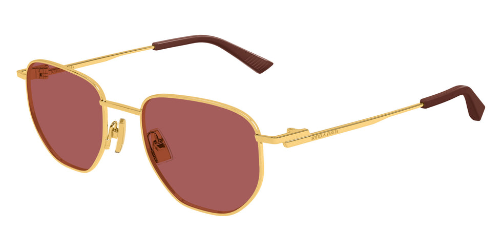 Bottega Veneta® BV1301S BV1301S 006 52 Sunglasses - 006-Gold