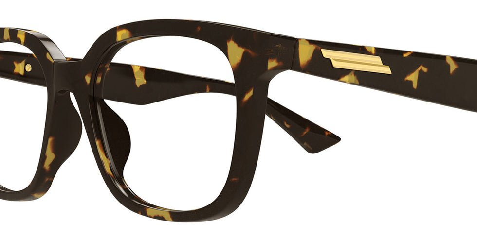 Bottega Veneta® BV1334OA BV1334OA 002 52 - Havana/Transparent Eyeglasses