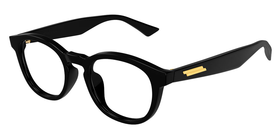 Bottega Veneta® BV1339OK BV1339OK 001 50 - Black/Transparent Eyeglasses