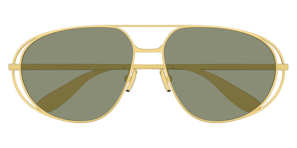 Bottega Veneta® BV1344S BV1344S 001 61 - Gold/green Sunglasses