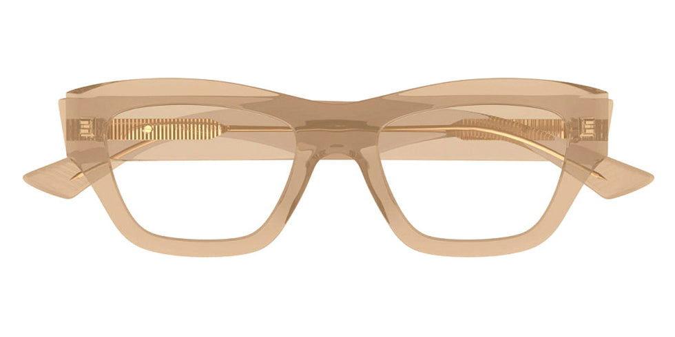Bottega Veneta® BV1360O BV1360O 004 49 - Brown/Transparent Eyeglasses