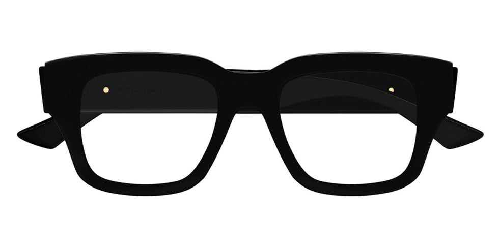 Bottega Veneta® BV1361O BV1361O 005 50 - Black/Transparent Eyeglasses
