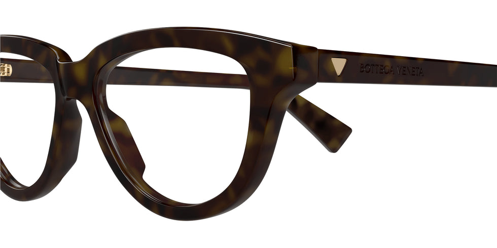 Bottega Veneta® BV1366O BV1366O 002 53 Eyeglasses - 002-Havana