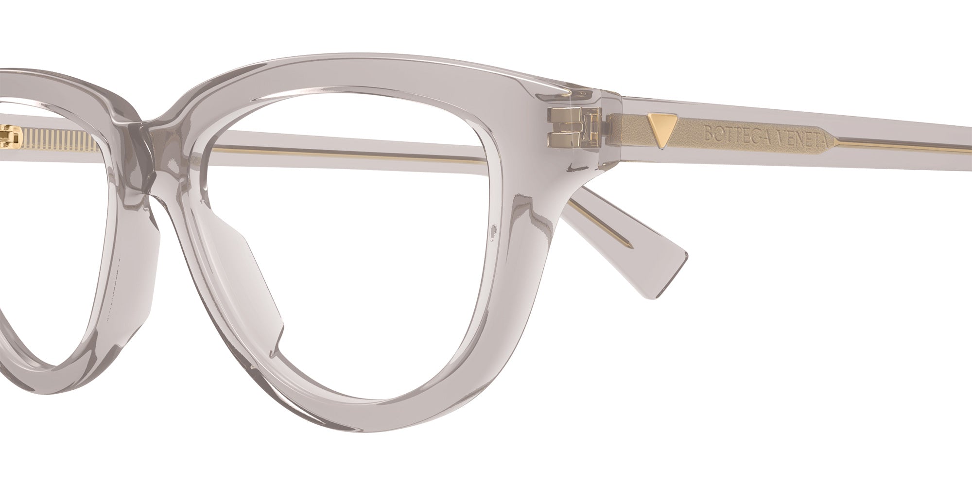 Bottega Veneta® BV1366O BV1366O 004 53 Eyeglasses - 004-Grey