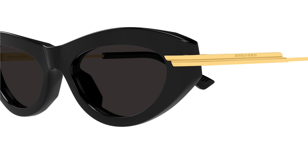 Bottega Veneta® BV1368S BV1368S 001 53 Sunglasses - 001-Black