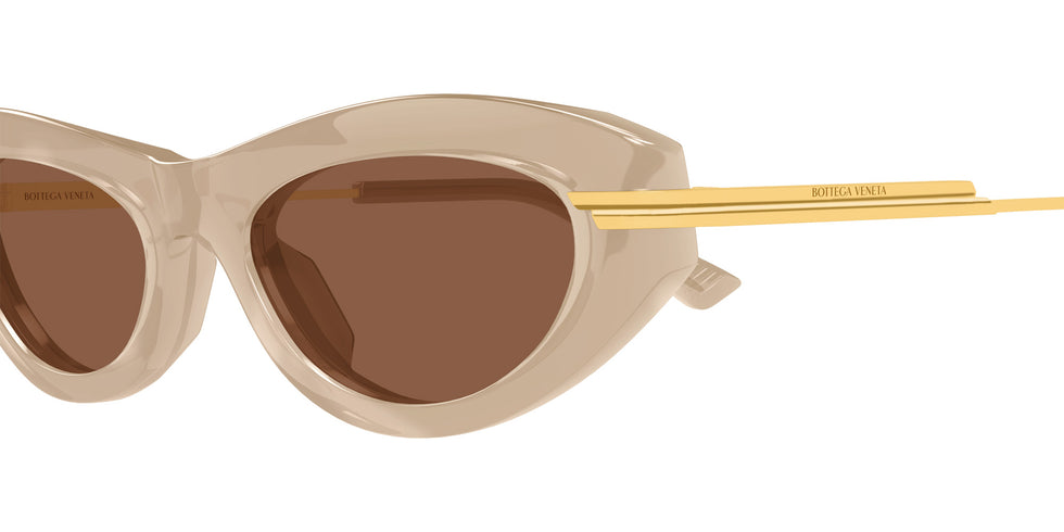 Bottega Veneta® BV1368S BV1368S 005 53 Sunglasses - 005-Brown