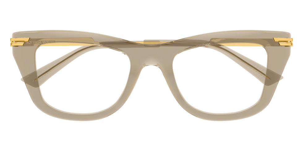 Bottega Veneta® BV1370O BV1370O 003 50 Eyeglasses - 003-Brown