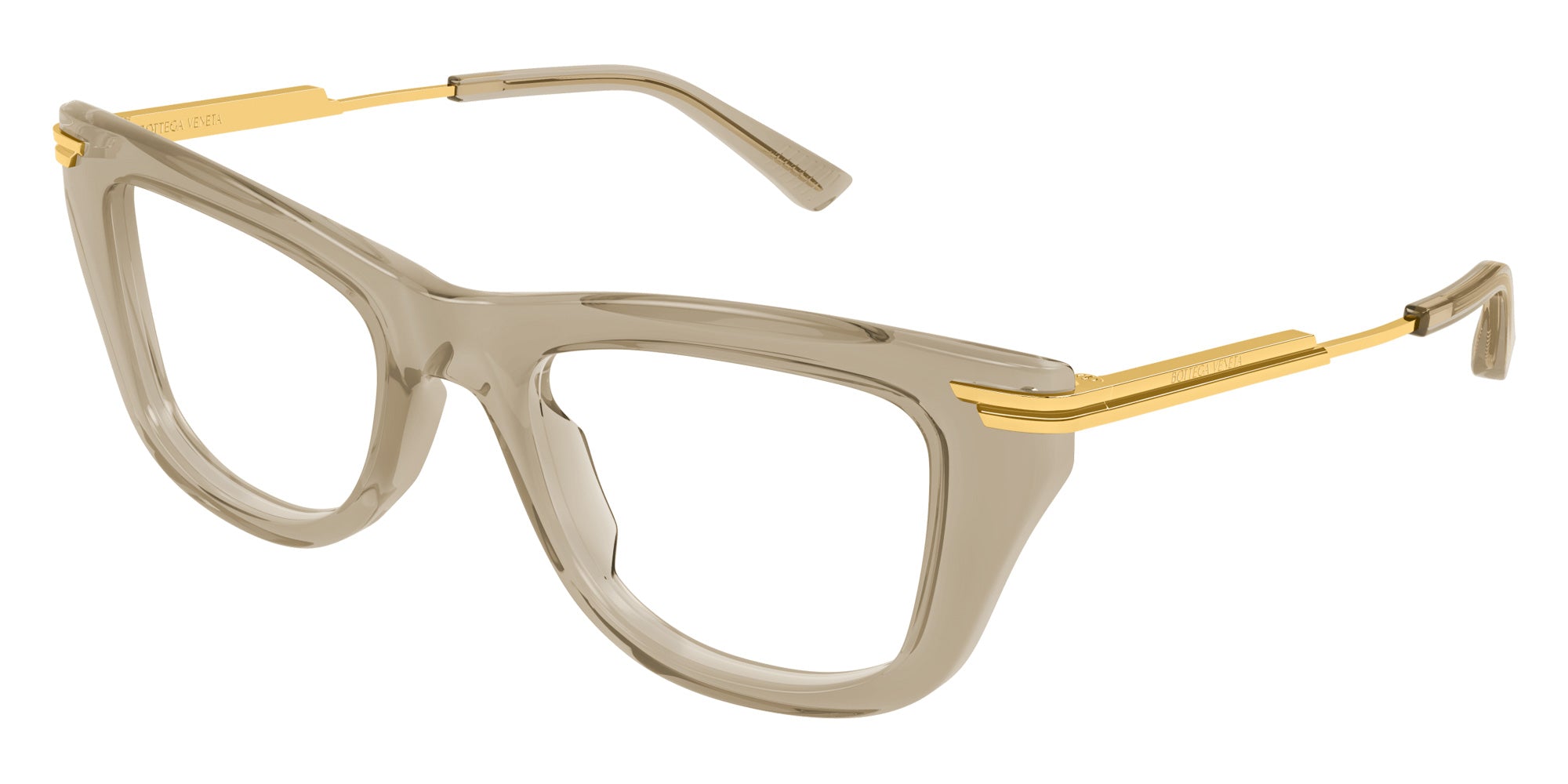 Bottega Veneta® BV1370O BV1370O 003 50 Eyeglasses - 003-Brown