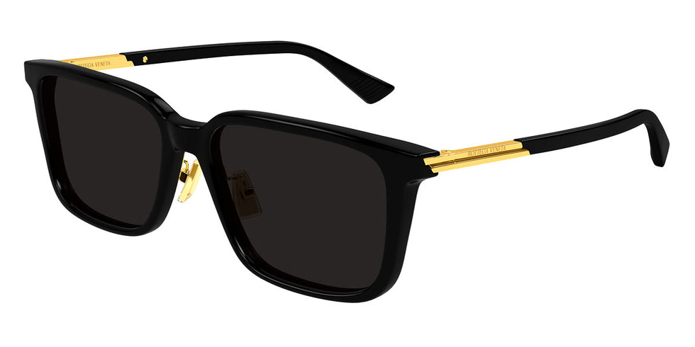 Bottega Veneta® BV1374SK BV1374SK 005 57 - Black/Grey Sunglasses