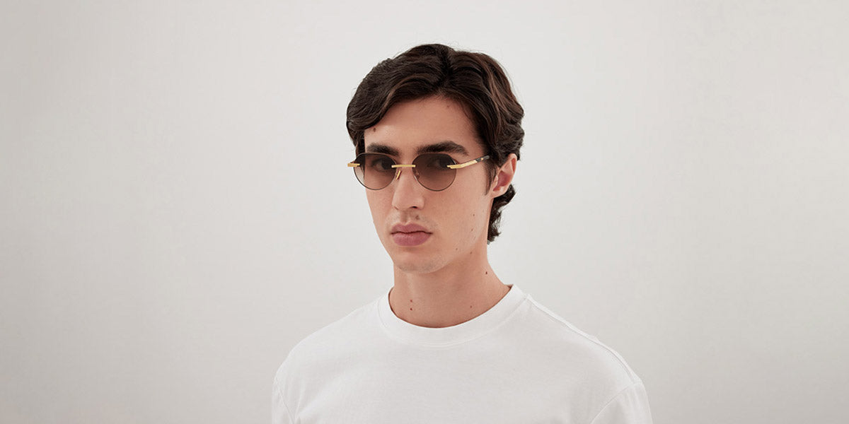 Bottega Veneta® BV1379S BV1379S 003 51 - Gold/Brown Sunglasses