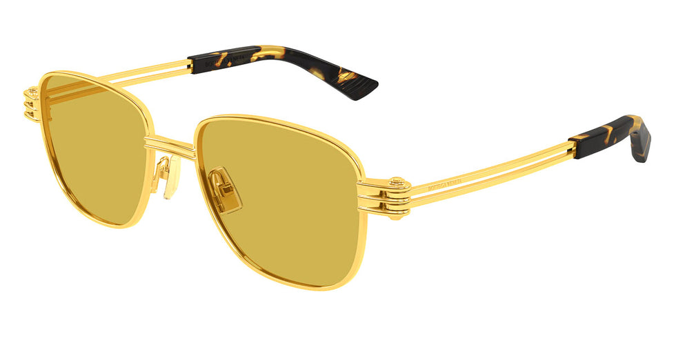 Bottega Veneta® BV1380S BV1380S 002 51 - Gold/Yellow Sunglasses