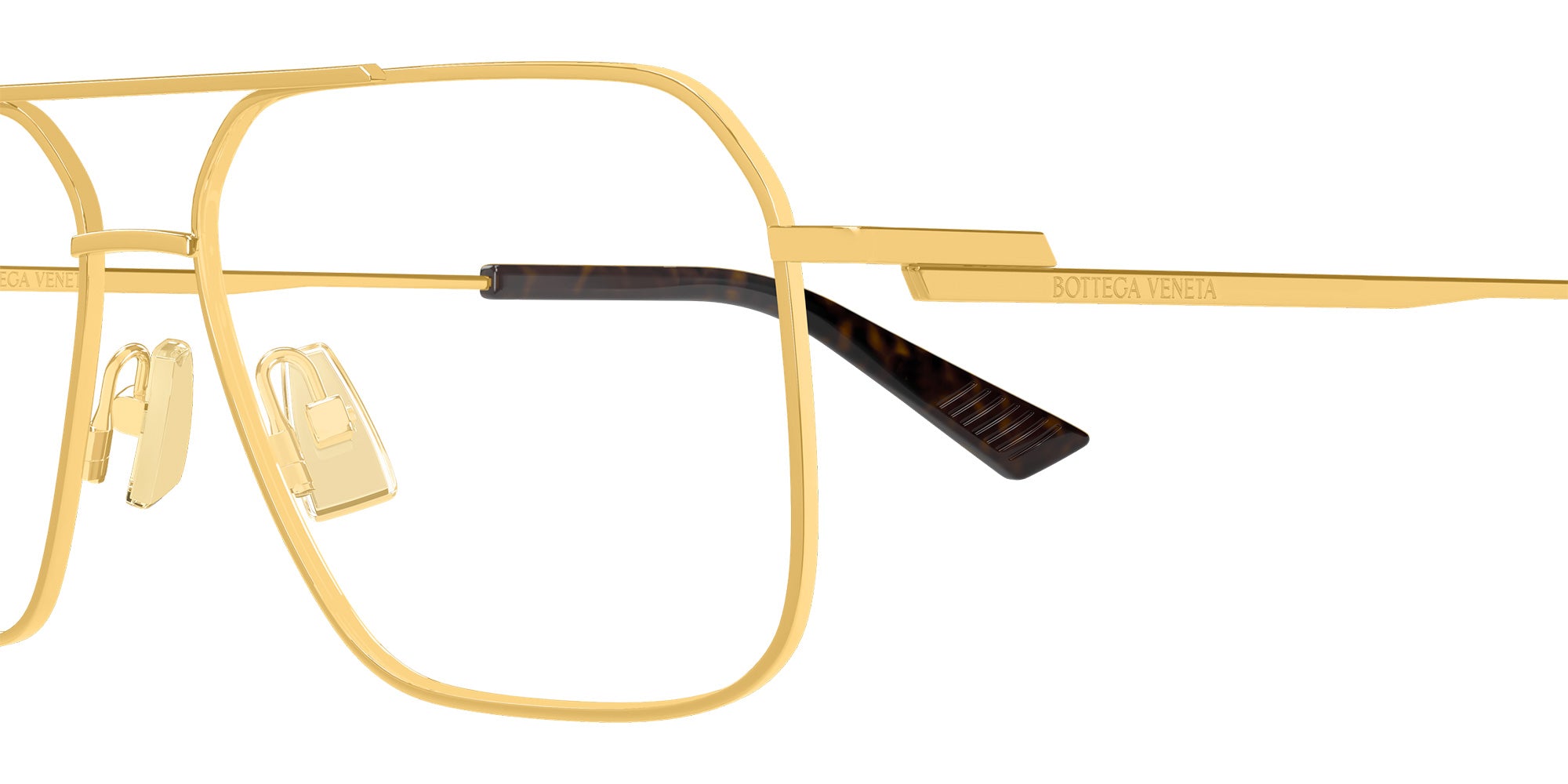Bottega Veneta® BV1384O BV1384O 001 58 Eyeglasses - 001-Gold
