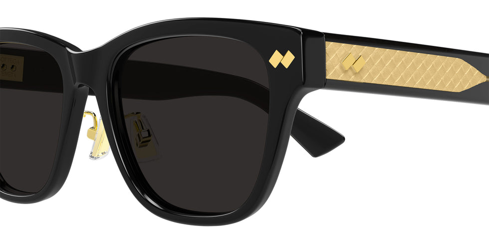Bottega Veneta® BV1402SK BV1402SK 001 55 Sunglasses - 001-Black