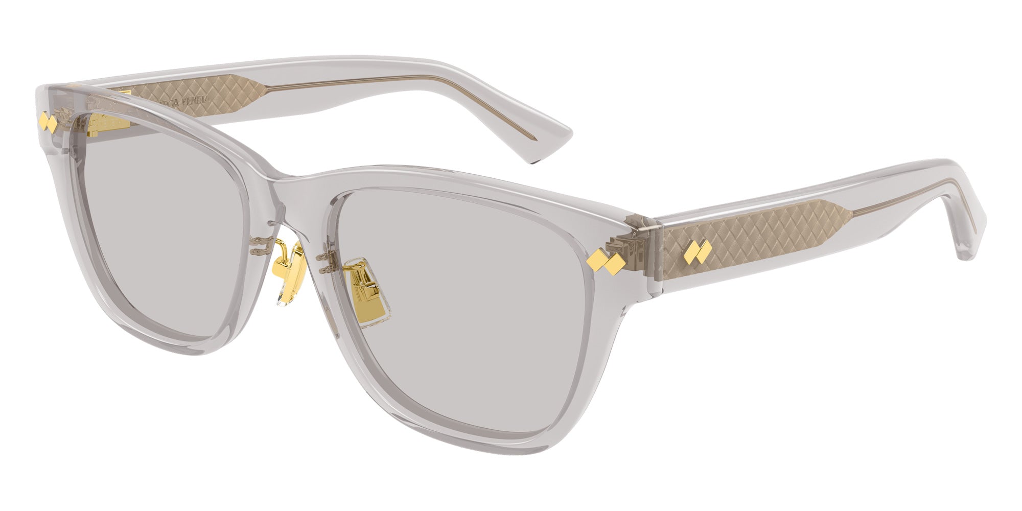 Bottega Veneta® BV1402SK BV1402SK 004 55 Sunglasses - 004-Grey