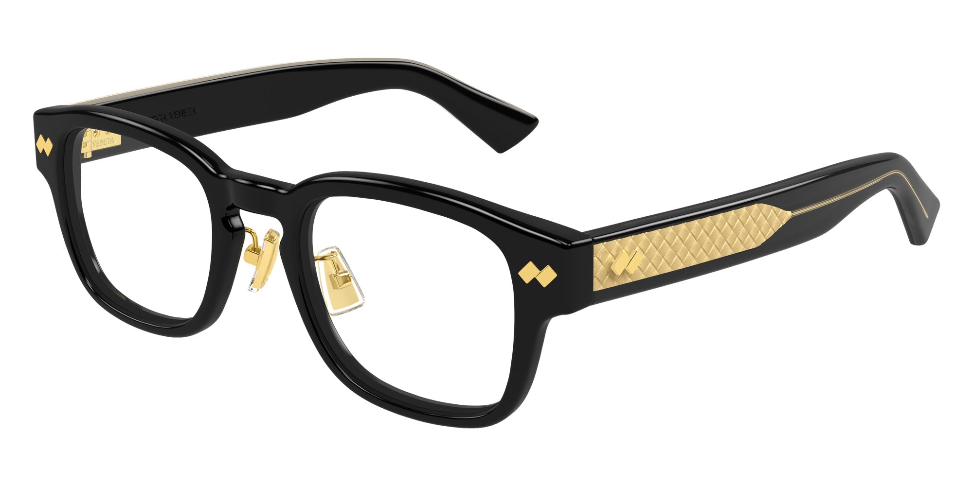 Bottega Veneta® BV1404OA BV1404OA 005 53 Eyeglasses - 005-Black