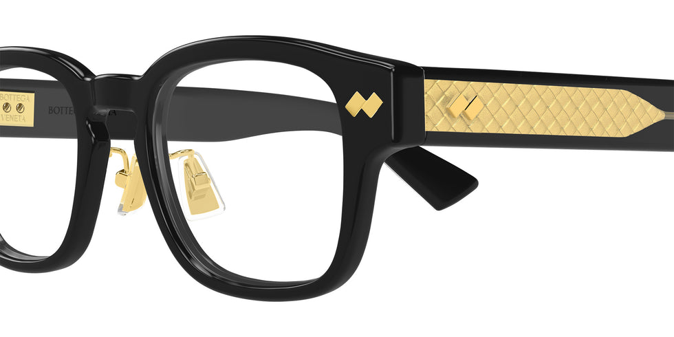 Bottega Veneta® BV1404OA BV1404OA 005 53 Eyeglasses - 005-Black