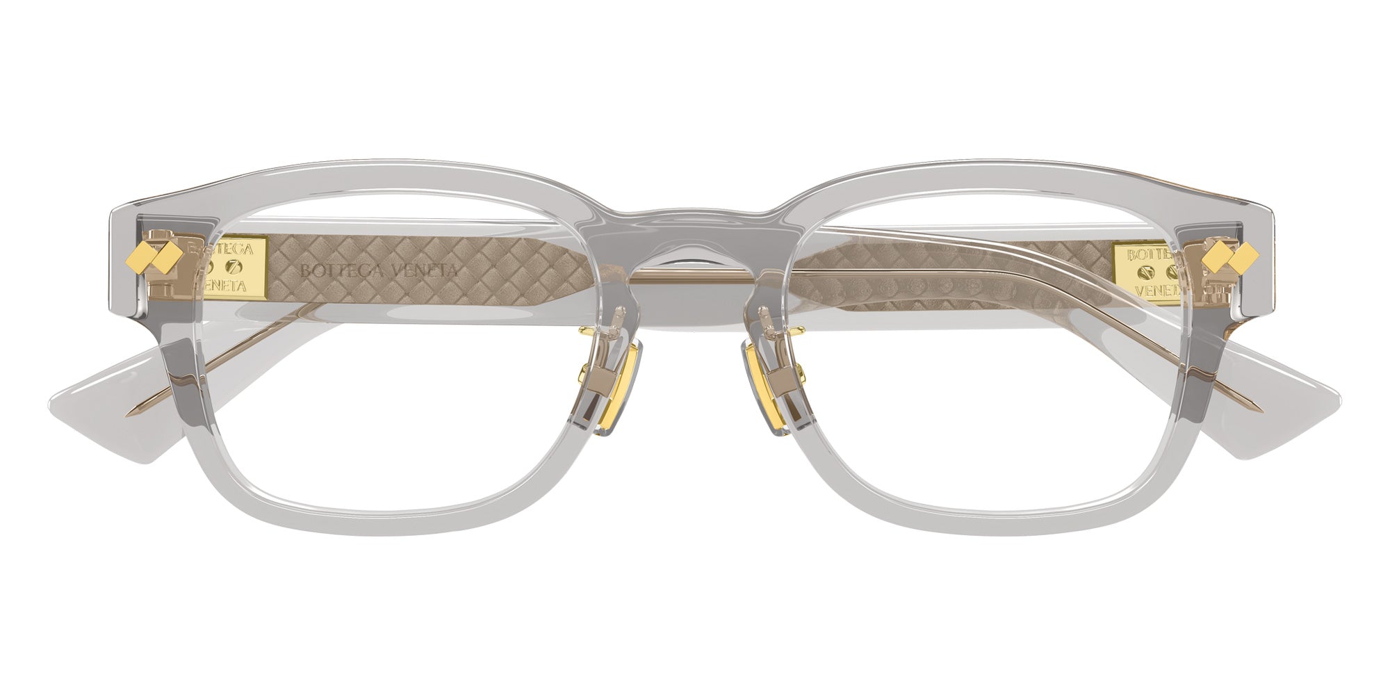 Bottega Veneta® BV1404OA BV1404OA 008 53 Eyeglasses - 008-Grey
