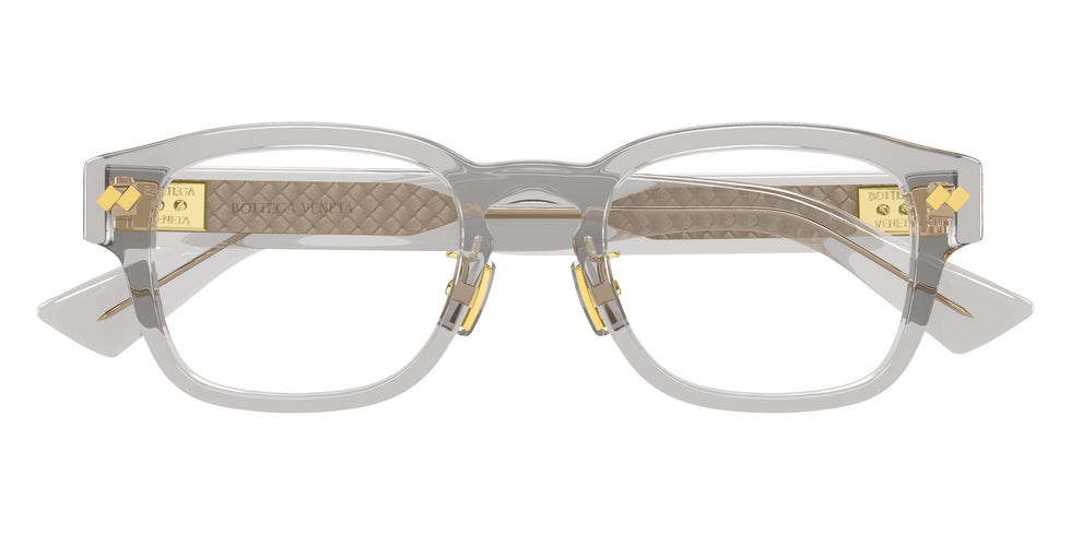 Bottega Veneta® BV1404OA BV1404OA 008 53 Eyeglasses - 008-Grey