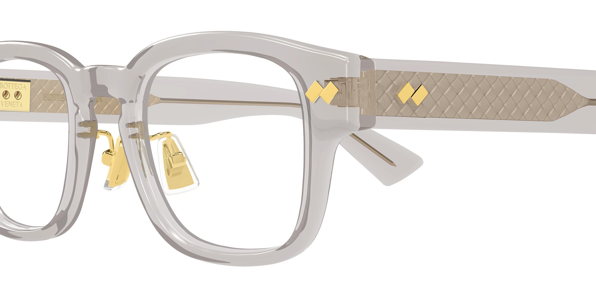 Bottega Veneta® BV1404OA BV1404OA 008 53 Eyeglasses - 008-Grey