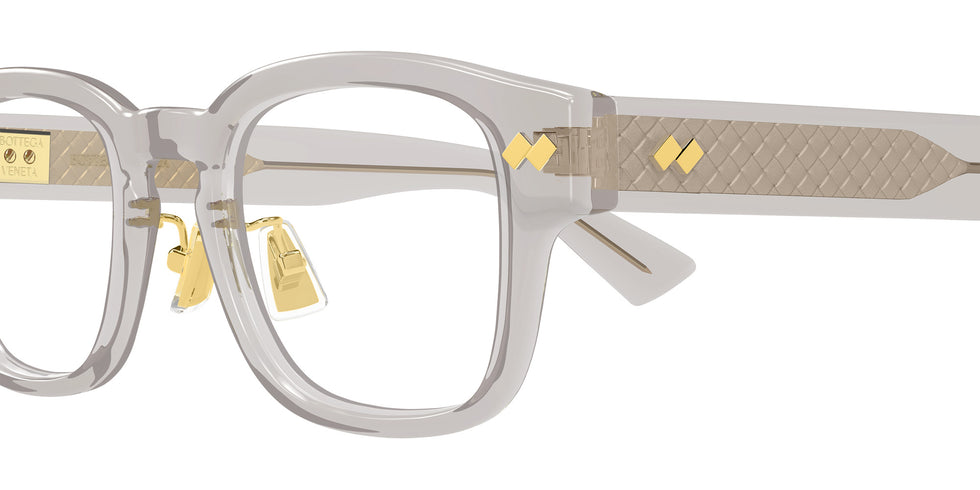 Bottega Veneta® BV1404OA BV1404OA 008 53 Eyeglasses - 008-Grey