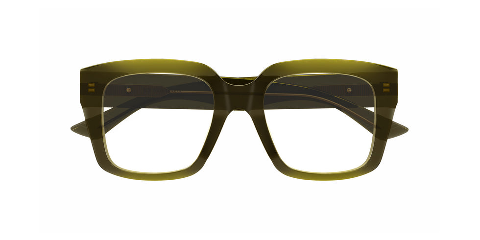 Bottega Veneta® BV1409O BV1409O 003 51 Eyeglasses - 003-Green