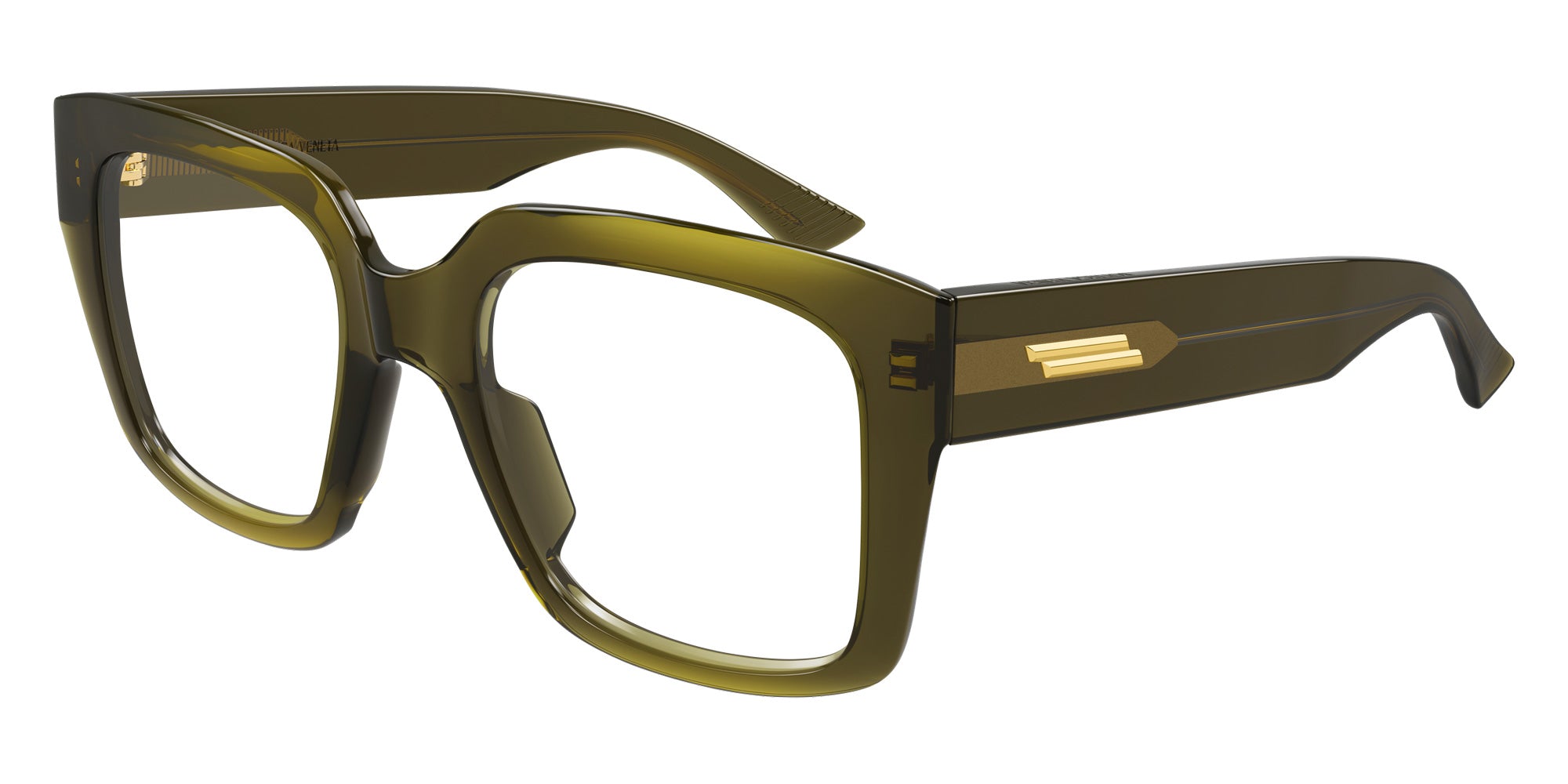 Bottega Veneta® BV1409O BV1409O 003 51 Eyeglasses - 003-Green