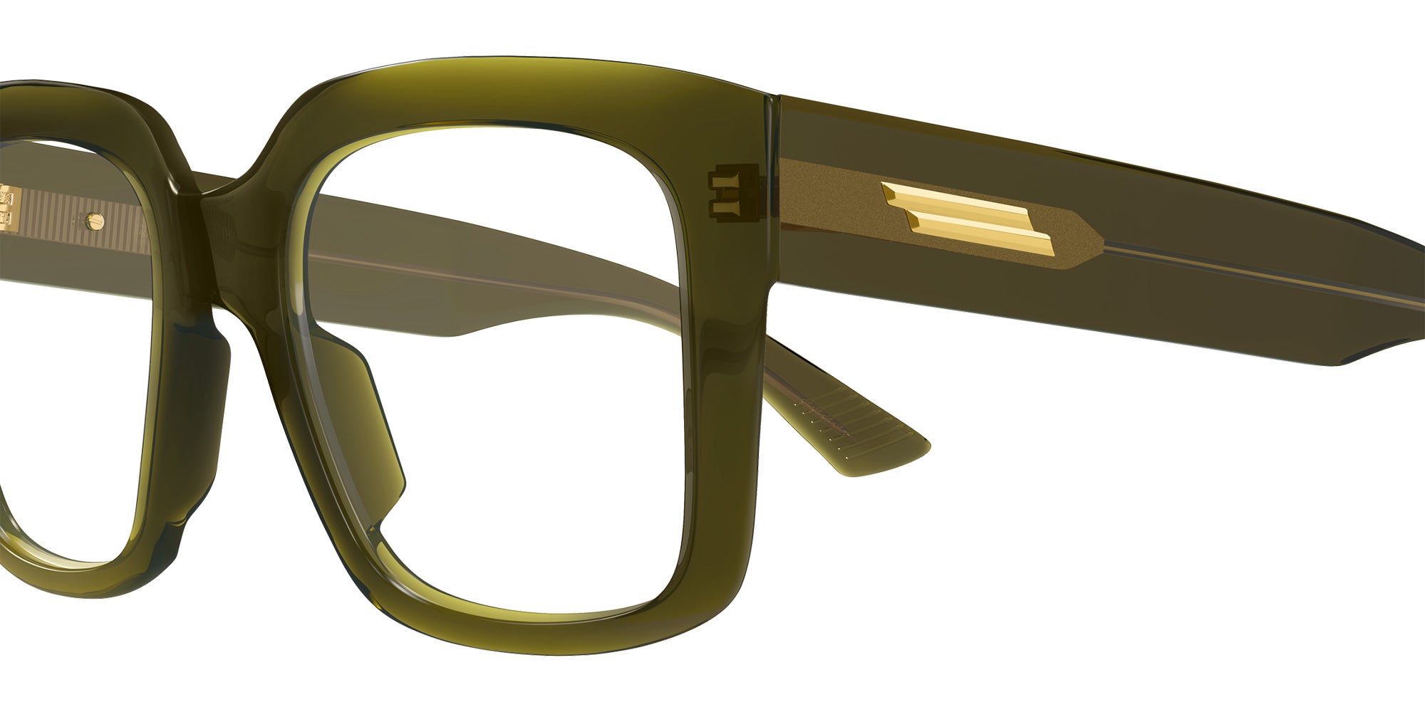 Bottega Veneta® BV1409O BV1409O 003 51 Eyeglasses - 003-Green
