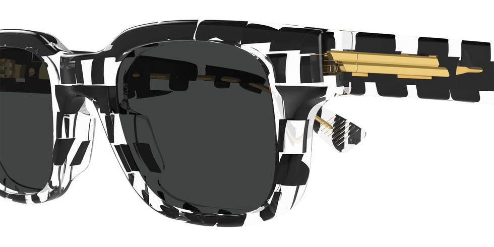 Bottega Veneta® BV1411S BV1411S 004 49 Sunglasses - 004-Black