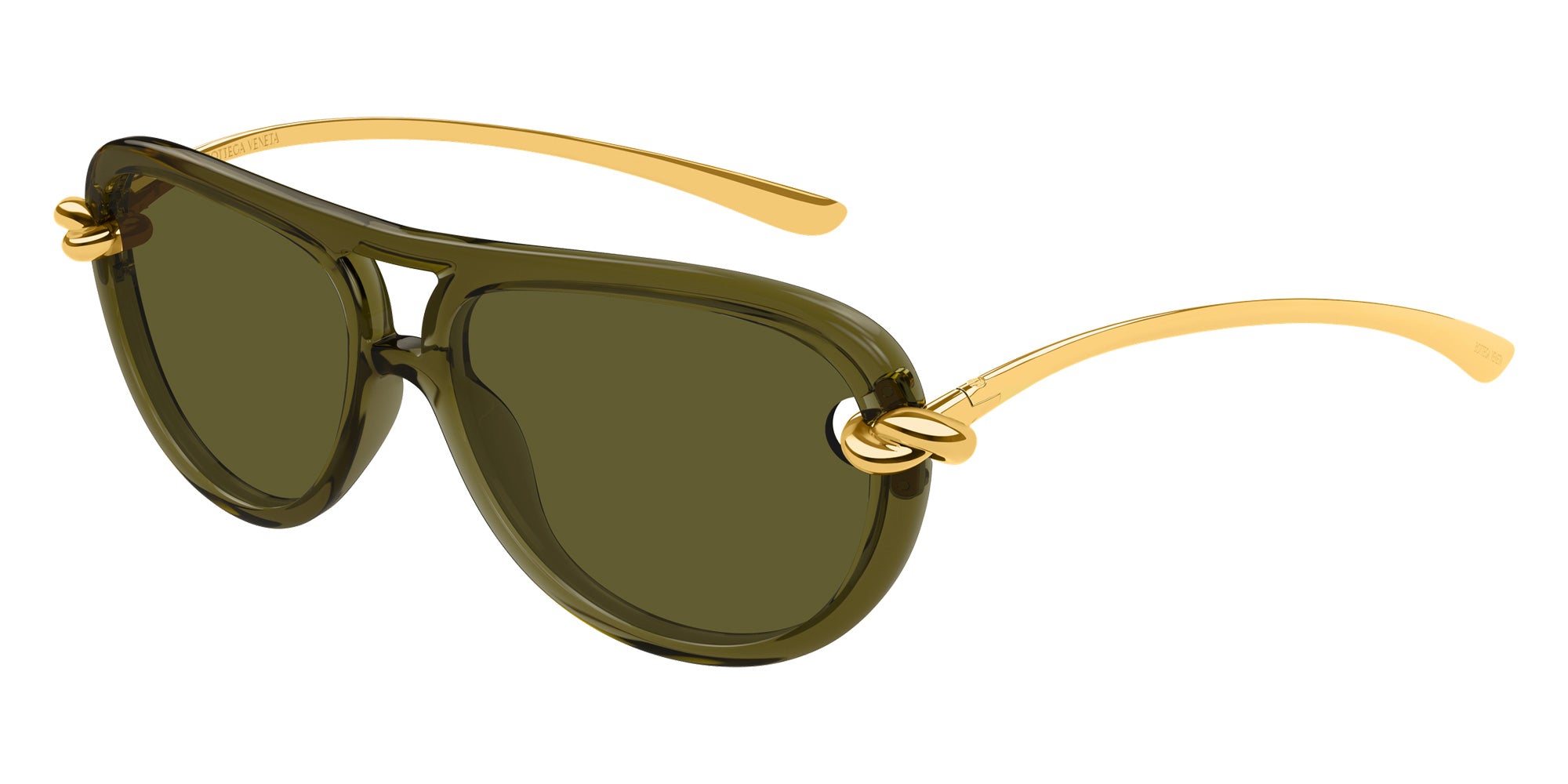 Bottega Veneta® BV1418S BV1418S 003 58 Sunglasses - 003-Green